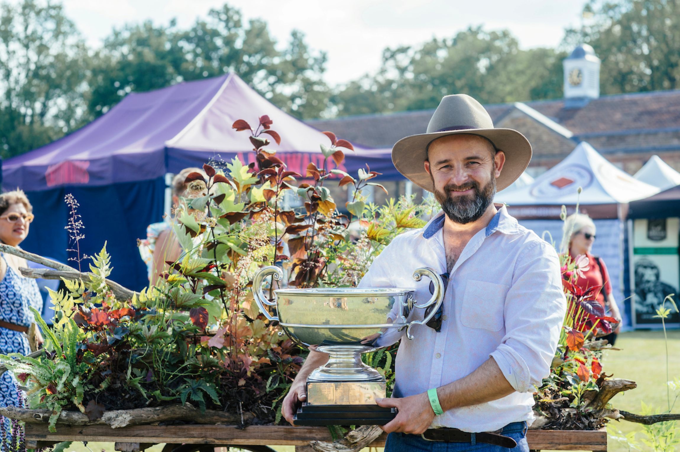 Ben Pope Winner of the Master Gardener Cup Royal Windsor Flower Show