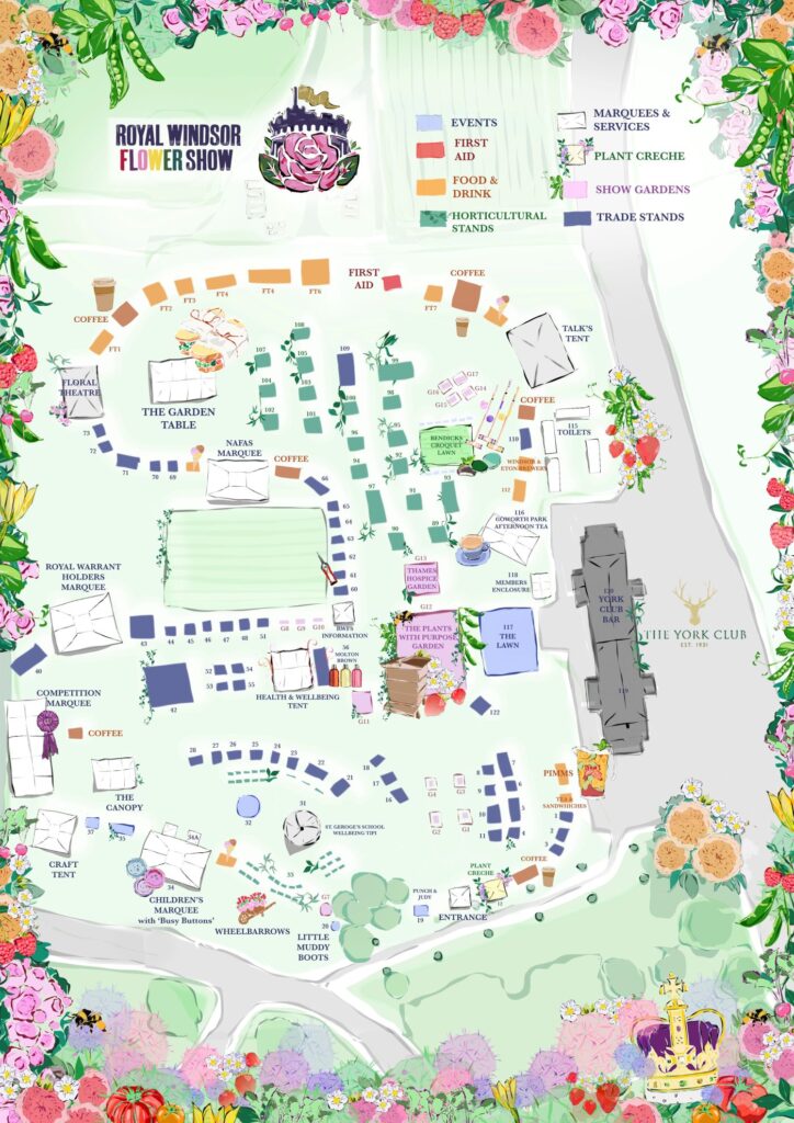 RWRHS Showground Map 2026